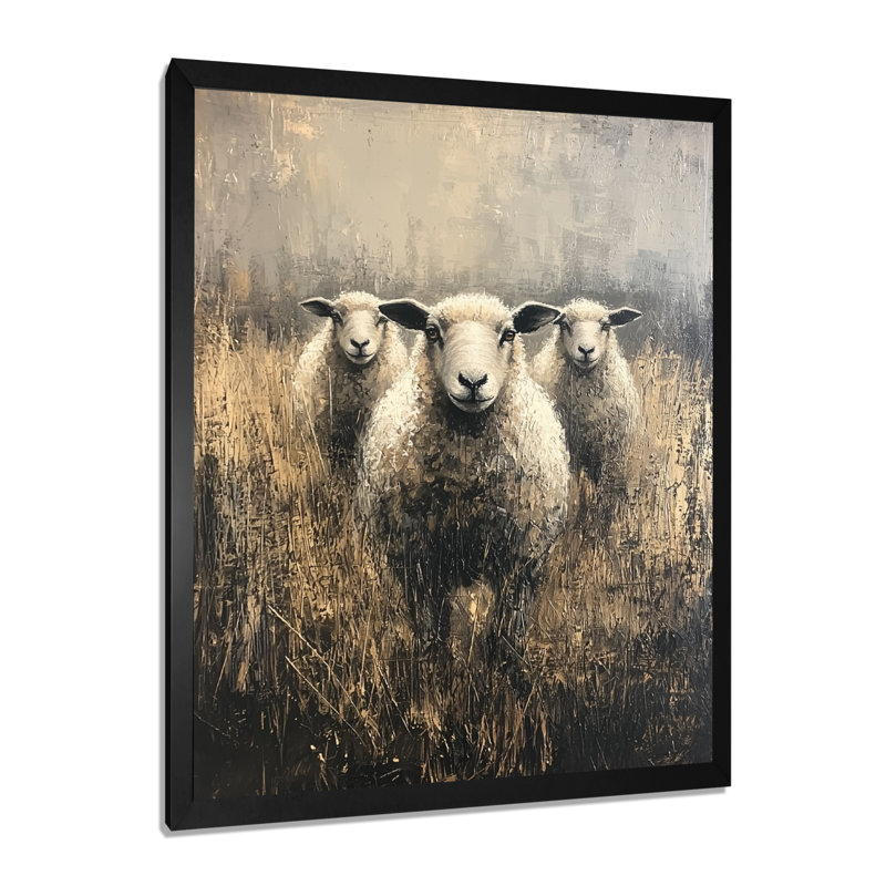 Dontay - animaux, art mural sur toile, Noir, H 20 po x l 12 po, Reproduction encadrée d'une seule photo