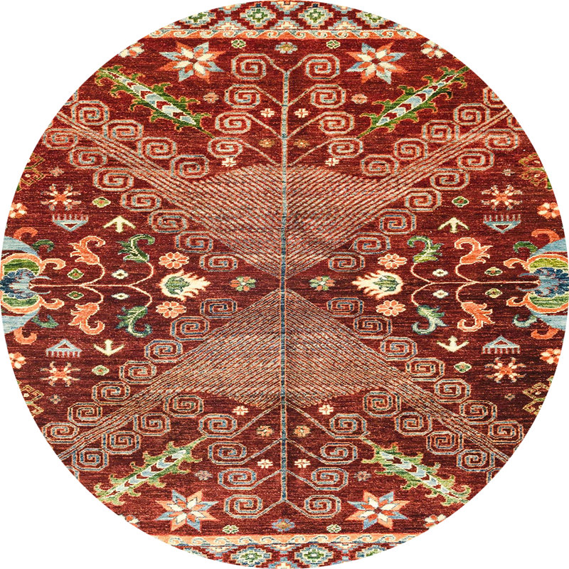 Tapis abstrait moderne 2984, Rond 4 pi