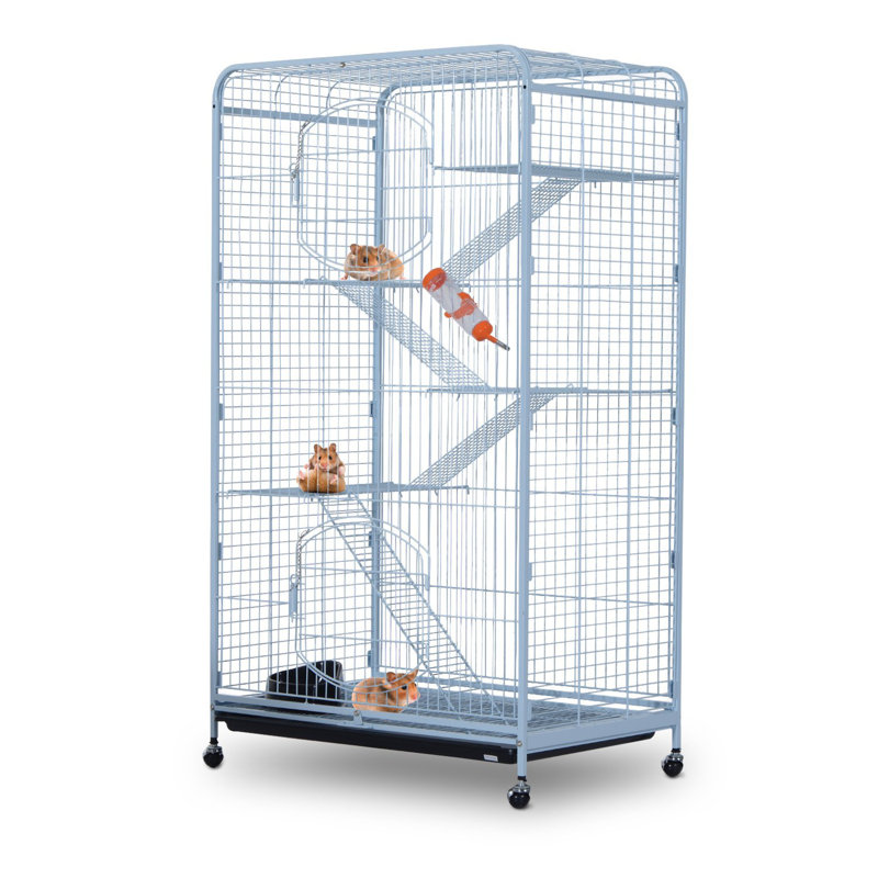 Cage à animaux avec roue