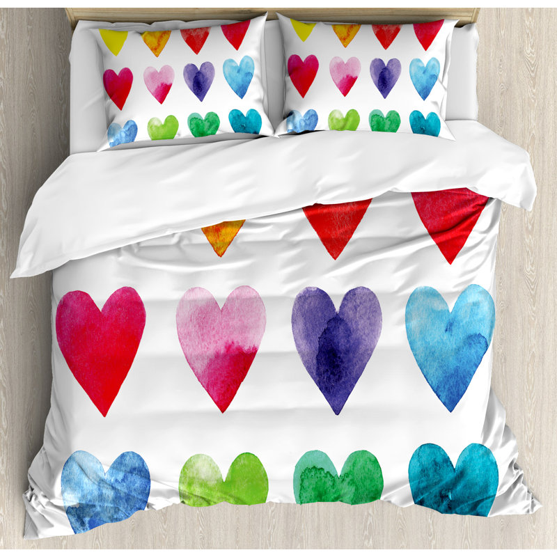 Valentine Modern & Contemporary Duvet Cover, King