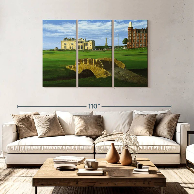 Rorry Golf Course V, 48" H x 74" W