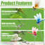 Paquet de 12 pinces pour libellule