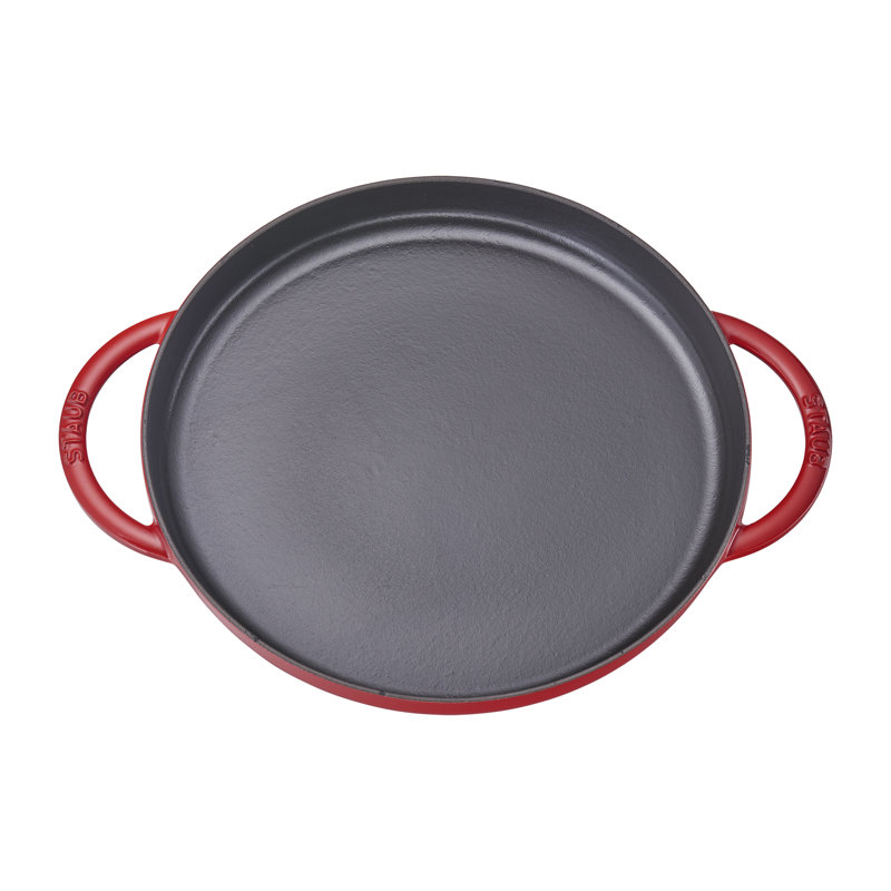 Staub Cast Iron Griddle, Cherry, 15.35"