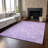 Premium Machine Washable Prisco Lilac Rug-1369915178