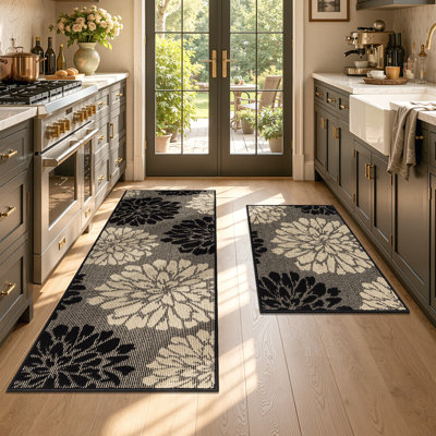 24'' W Textured Kitchen Mats (2-Piece)