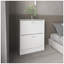 Range-chaussures, 2 portes, blanc