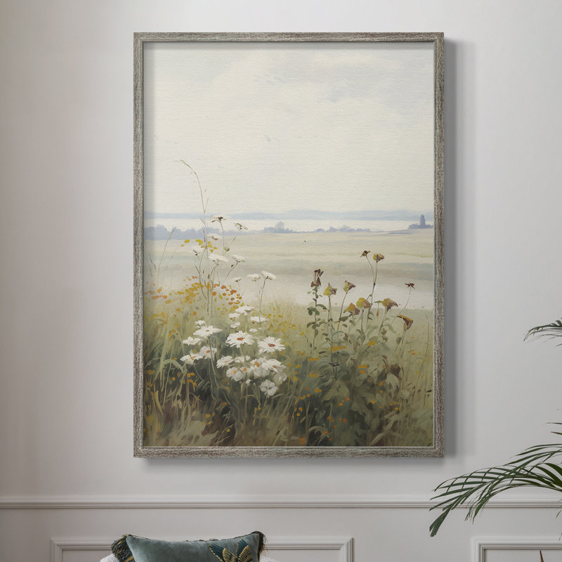 Vintage Landscape XV Framed Print - Solid Wood