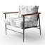 Chaise rembourrée Modern - Fauteuil gris chaud-760365648