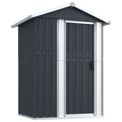 4.13 ft. W x 3.2 ft. D Galvanized Steel Traditional Storage Shed