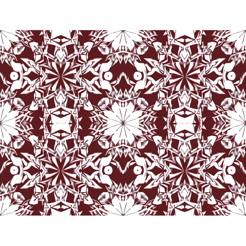 Kaleidoscope Artwork Bathroom Microfiber Fabric Tapestry, 50" H x 60" W
