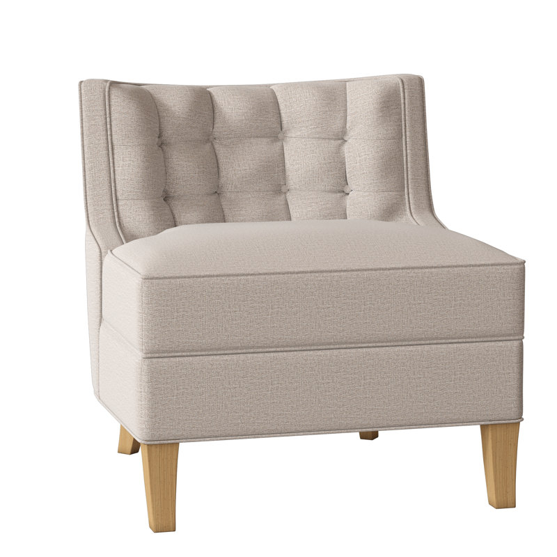 Social Slipper Chair, Amber, Elise Linen