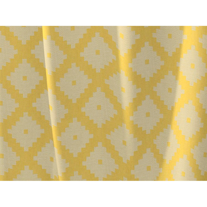 Esteban Pinch Pleat Opaque Single Curtain, Light yellow, 145cm Width x 225cm Drop