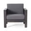 Fauteuils club d'extérieur en bois d'acacia avec coussins-1474995877