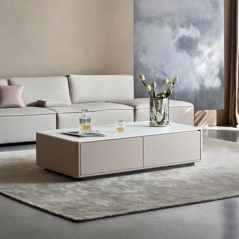Table basse de style moderne et minimaliste