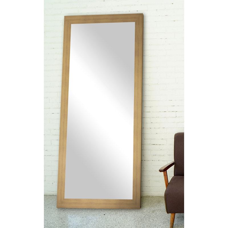 Shawhan Engineered Wood Flat Mirror, 65" x 30"