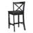 Fairbairn X Back Stool with Sold Wood Frame-1145473653-1126647768