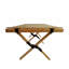 Table de salle à manger extérieure pliable et portative, en bois multifonction