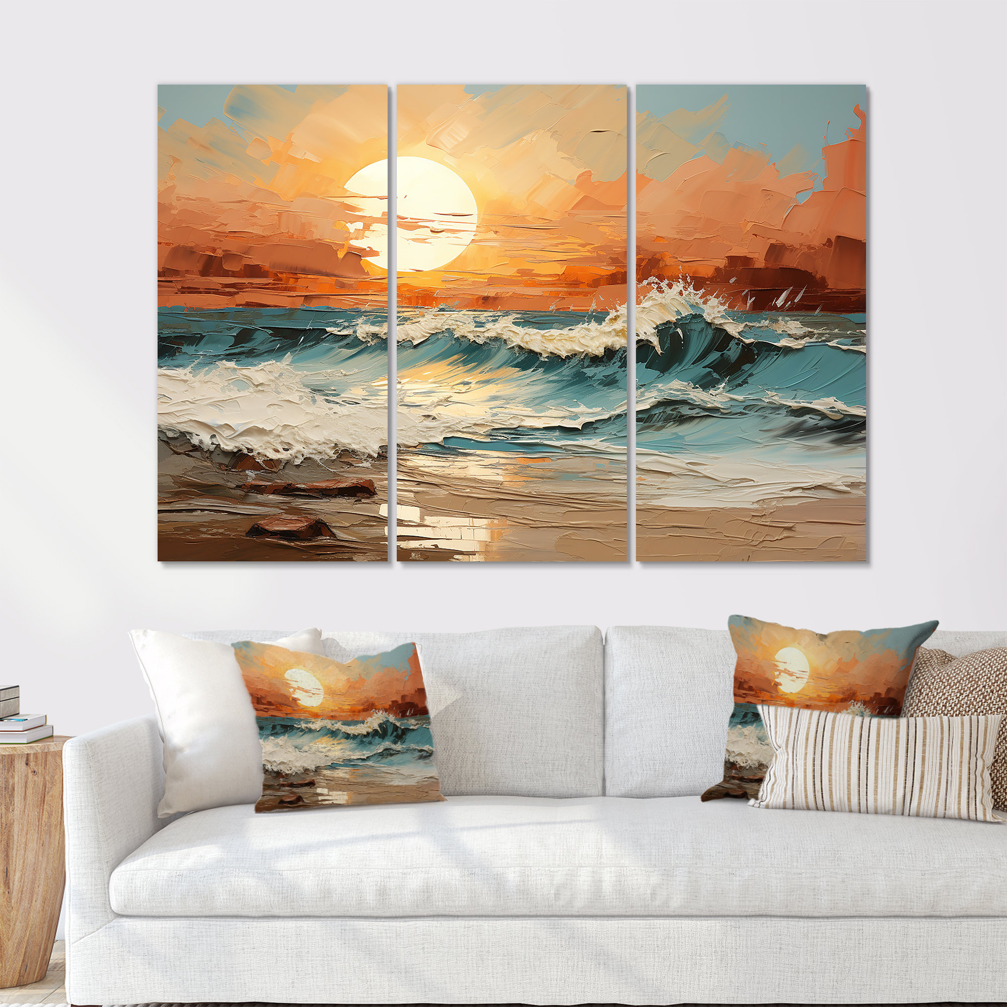Picture of LZIMU Airplane Pictures Wall Art Aviation Wall Decor Plane Sunset ...