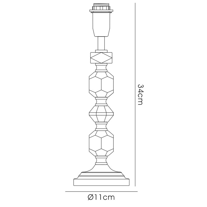 Crystal Lamp Base Lamp