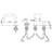 Widespread 2-handle Bathroom Faucet