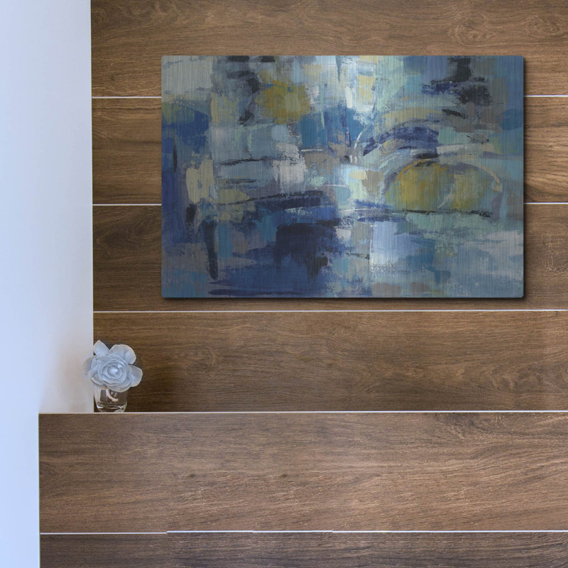 «Ultramarine Waves III» par Silvia Vassileva, H 12 po x l 16 po