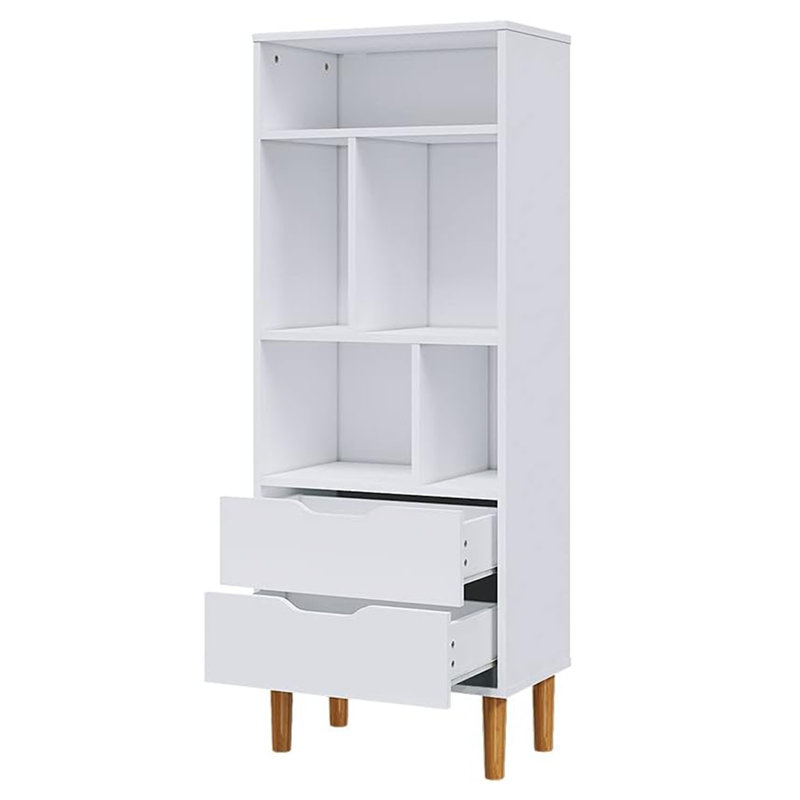 Hartshorn 127cm H x 50.5cm W Standard Bookcase