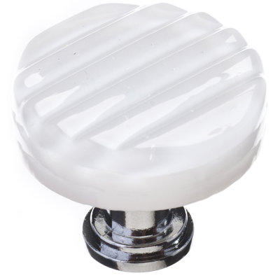 Texture Glass Mushroom Knob