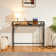Ramsdell Console Table with Charging Station Behind Couch Table Skinny Narrow Sofa Entryway Table
