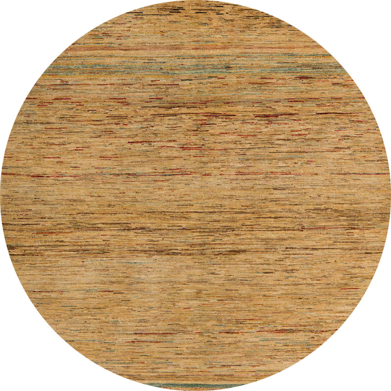Abstract Indoor Rug, Round 7'