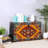 Large Retro Distressed Solid Wood Accent Trunk