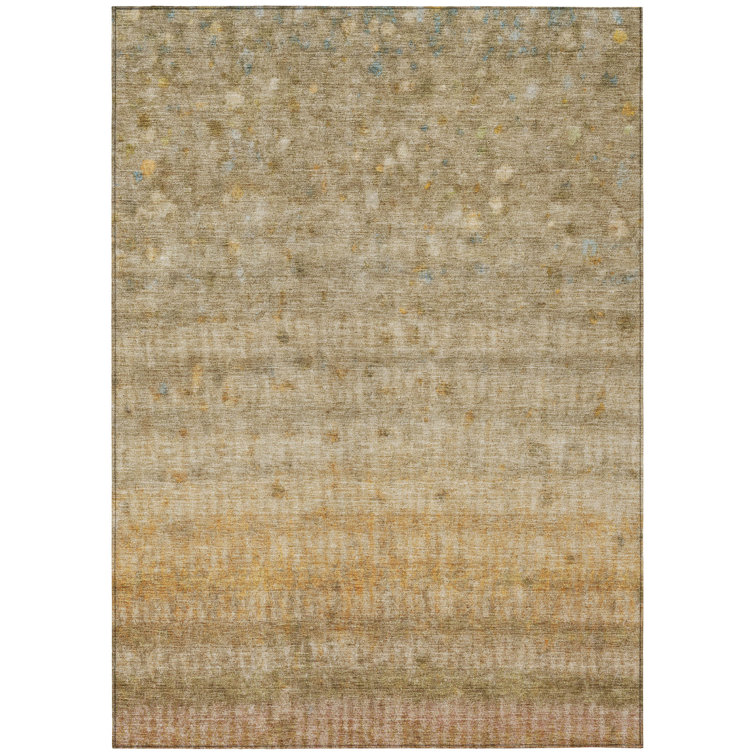 Machine Washable Indoor/Outdoor Emelia ACN2315 Stripes Rug