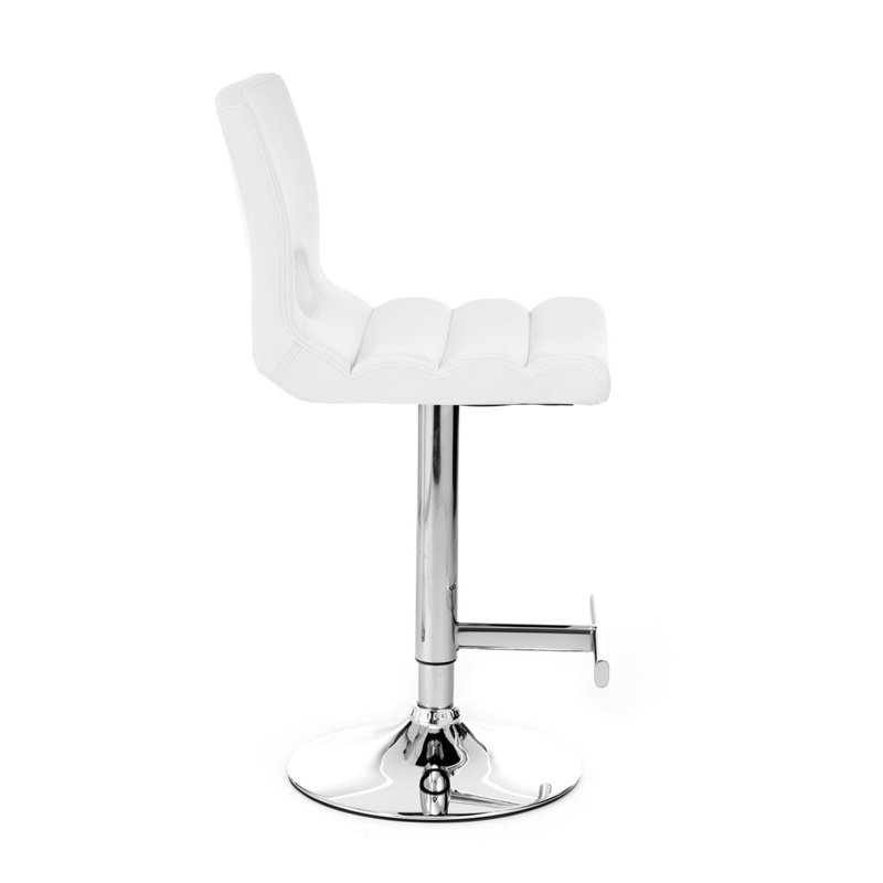 Camden Upholstered Adjustable Height Counter Stool with Metal Frame