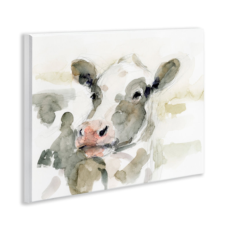 «Soft Painterly Cow», art mural par Victoria Barnes