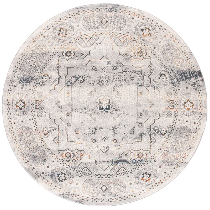 Willena Performance Oriental Rug, Round 6'7"