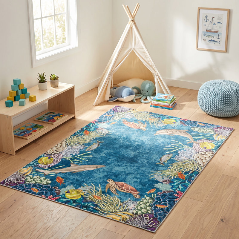 Abagayle Rectangle Area Rug, Rectangle 5' x 7'