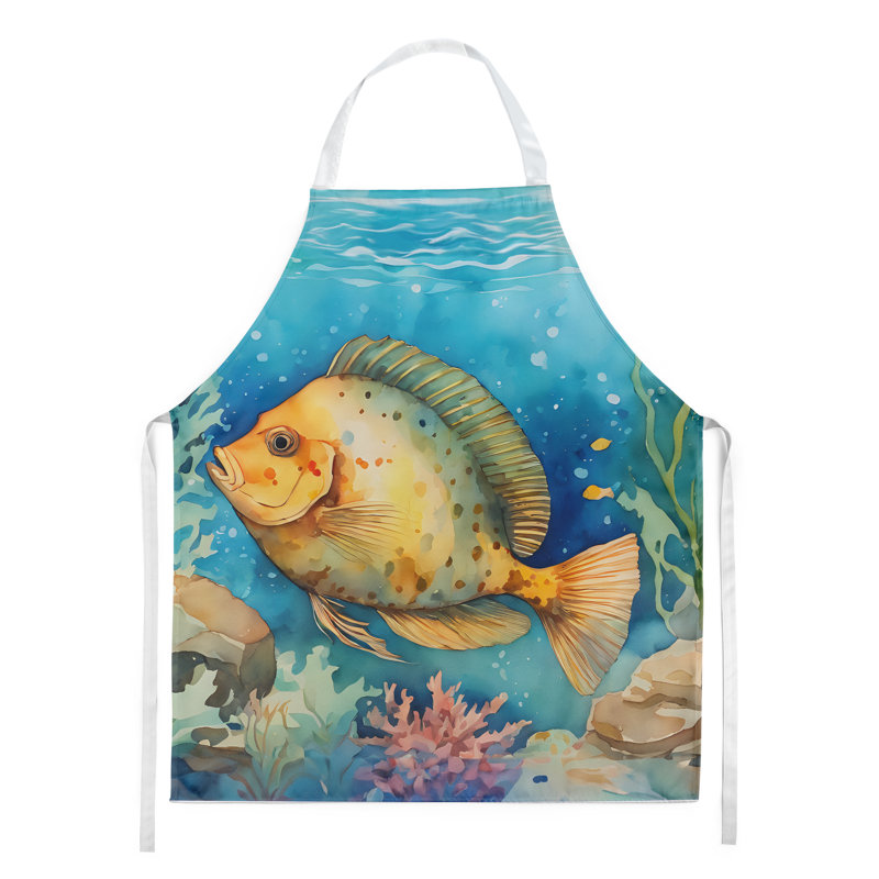 No Pattern Bib Apron