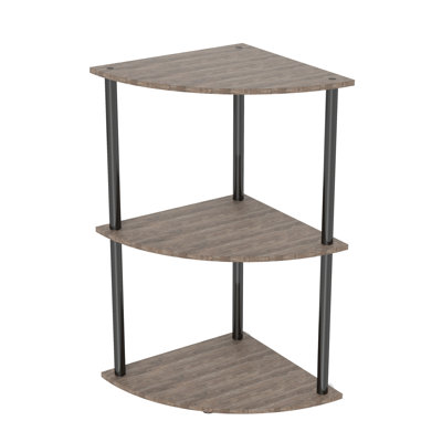 Wood And Metal Kitchen Shelving Rack
