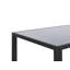 Aureo Glass Top Metal Base Dining Table