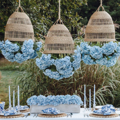 Lustre de jardin en rotin Viora