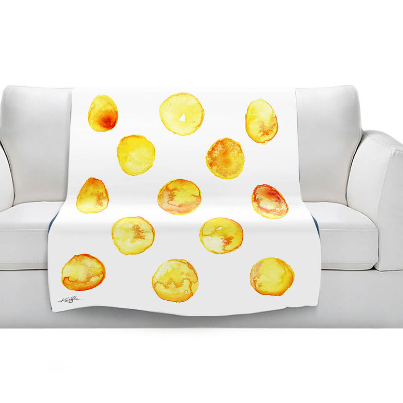 Couverture sherpa 6 doux circle joy, l 68 po x L 80 po