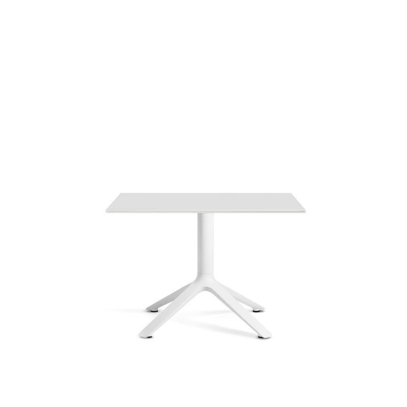 Carré de table d’appoint EEX, Blanc