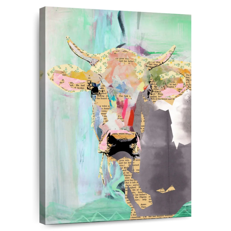 Brampt Cow Collage, 48" H x 32" W
