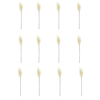 Faux Pampas Grass Stem