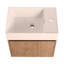 Armoire de salle de bain 24 po avec lavabo, portes, fixation flottante, pour petite salle de bain-111123637
