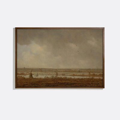 Polder Landscape Print by Jan Van Goyen