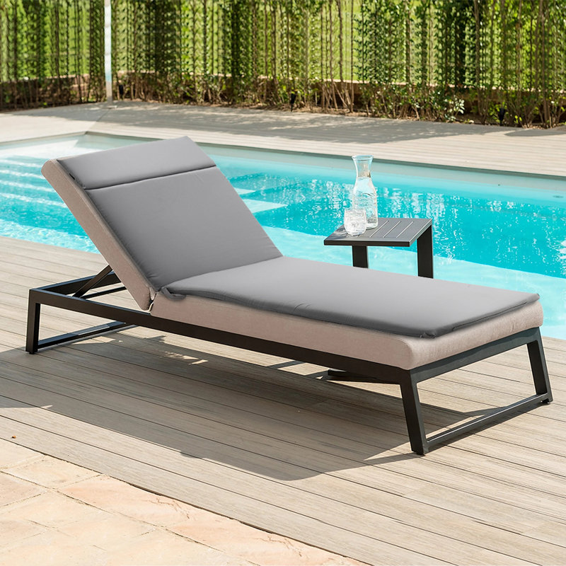 Garden Seat/Back Cushion, Light Grey