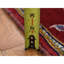 Tapis rouge en laine 3 pi x 4 pi 9 po Unia One-of-a-Kind Unia