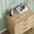 Rattan Nightstand 3 Drawers-534712272
