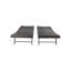 Chaise longue simple Ragena - brun foncé