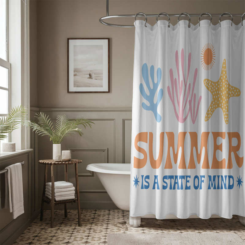 Tatiara Shower Curtain, 74"H x 71"W